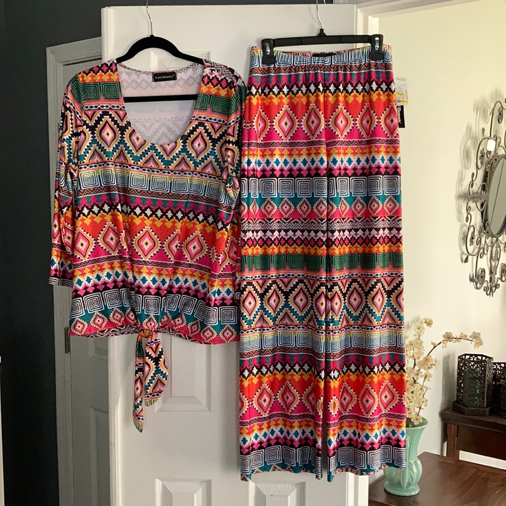 Vibrant Top and Pants